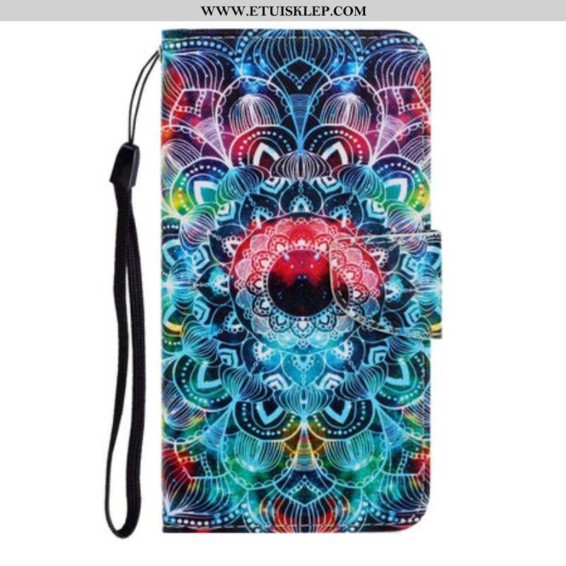 Etui Folio do Samsung Galaxy S21 FE Mandala Na Niebie